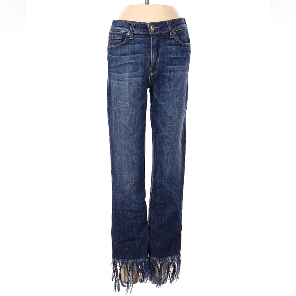 Pistola Tallis Fringe Crop Jean 26 - Picture 2 of 3